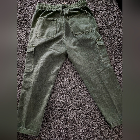 Women's denim cargo pants - Picture 4 of 5